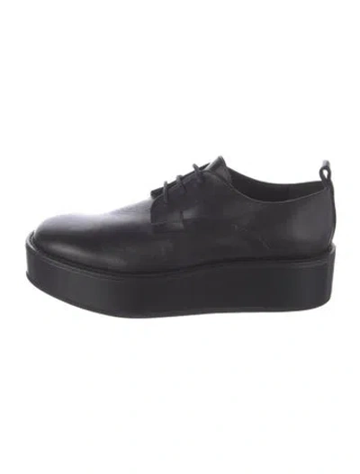 Pre-owned Ann Demeulemeester Leather Oxfords In Black