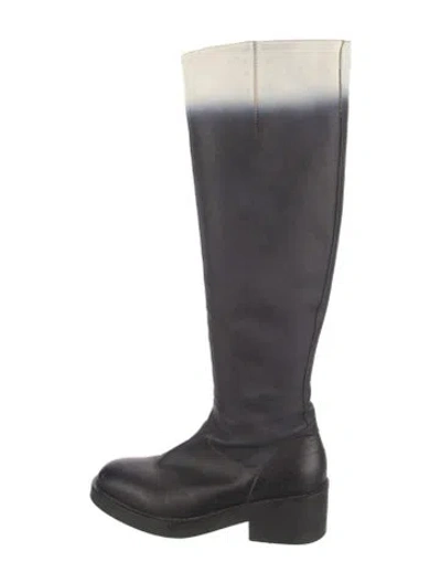 Pre-owned Ann Demeulemeester Leather Riding Boots