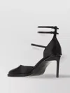 Ann Demeulemeester Leather Round Toe Pumps With Buckle Detail