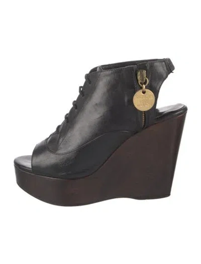 Pre-owned Ann Demeulemeester Leather Sandals In Brown
