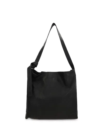 ANN DEMEULEMEESTER LEATHER SHOULDER BAG