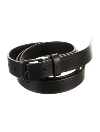Pre-owned Ann Demeulemeester Leather Waist Belt In Black