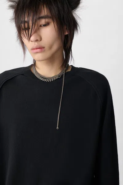 Ann Demeulemeester Lemme Knitted Crewneck Sweater In Multicolor