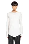 Ann Demeulemeester Leo Layered Serafino Top In White