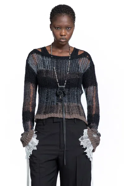 Ann Demeulemeester Leocadie Sweater In Black