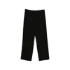 Ann Demeulemeester Leon Drawstring-side Trousers In Black