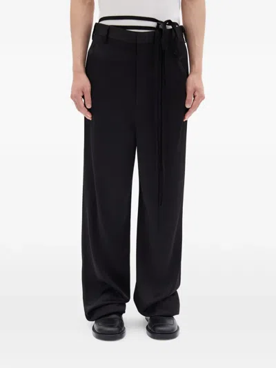 Ann Demeulemeester Leon Trousers In Black