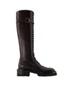 Ann Demeulemeester Lijsbet Boots -  - Leather - Burgundy In Red