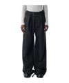 Ann Demeulemeester Linna Trousers In Black