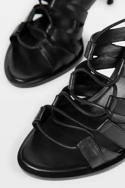 Ann Demeulemeester Livy Heeled Sandal In Black