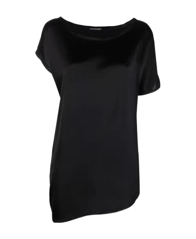 ANN DEMEULEMEESTER LOGO BLOUSE