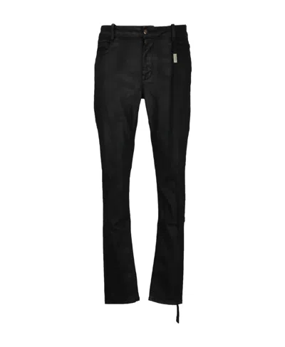 Ann Demeulemeester Logo Casual Pants In Black