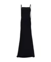 Ann Demeulemeester Logo Dress In Black