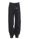 Ann Demeulemeester Claire 5-pockets Comfort Trousers Faded Denim In Grey