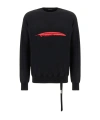 Ann Demeulemeester Black Cotton Sweatshirt In Black