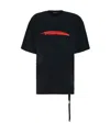 Ann Demeulemeester Black Cotton Oversize T-shirt In Black