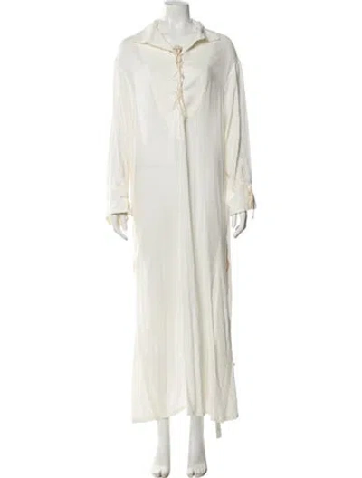 Pre-owned Ann Demeulemeester Long Dress In Neutral