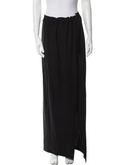 Pre-owned Ann Demeulemeester Long Skirt In Black