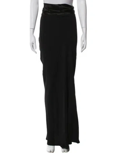 Pre-owned Ann Demeulemeester Long Skirt In Black
