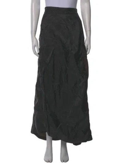 Pre-owned Ann Demeulemeester Long Skirt In Gray