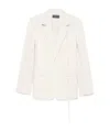 Ann Demeulemeester Long Sleeve Casual Jacket In White