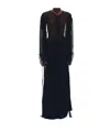 Ann Demeulemeester Long Sleeve Dress In Black