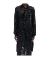 Ann Demeulemeester Long Sleeve Shirt In Black