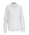 Ann Demeulemeester Alla Cotton Poplin Shirt In White