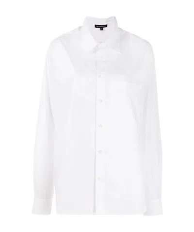 Ann Demeulemeester Long-sleeve Shirt In White