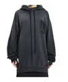 Ann Demeulemeester Long Sleeve Sweatshirt In Black