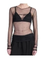 Ann Demeulemeester Fiene Topwear In Black Cotton In Black