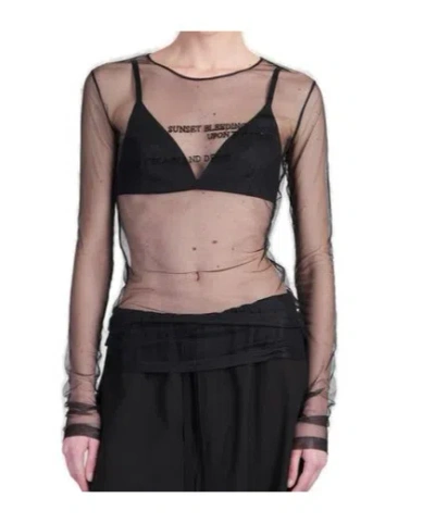ANN DEMEULEMEESTER ANN DEMEULEMEESTER FIENE SHEER TOP
