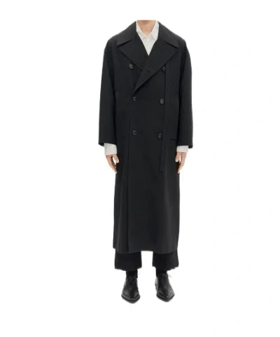 Ann Demeulemeester Long Sleeve Windbreaker In Black