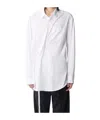 Ann Demeulemeester Long-sleeved Shirt In White