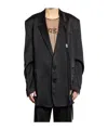 Ann Demeulemeester Long-sleeved Suit Jacket In Black