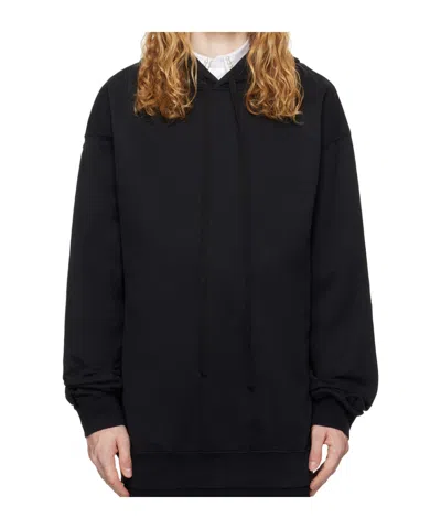 Ann Demeulemeester Long-sleeved Sweater In Black