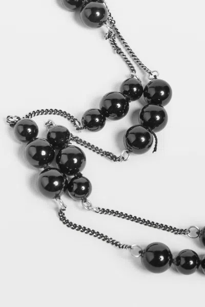 Ann Demeulemeester Lota Necklace With Beads In Multicolor