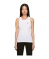 Ann Demeulemeester Low Round Collar Detailed Vest In White