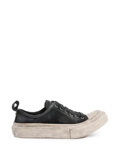 Ann Demeulemeester Distressed-finish Low-top Sneakers In Multi