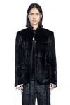 Ann Demeulemeester Lucius Deconstructed Jacket In Black