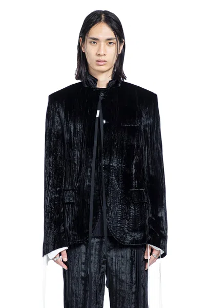 Ann Demeulemeester Lucius Deconstructed Jacket In Black