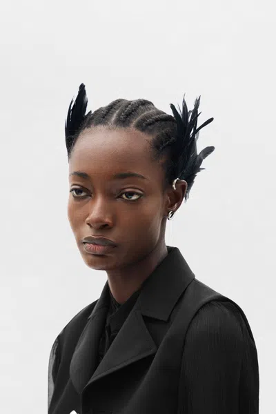 Ann Demeulemeester Lune Open Front Waistcoat In Multi