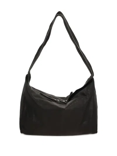 Ann Demeulemeester "lusi" Large Soft Zipper Bag In Black
