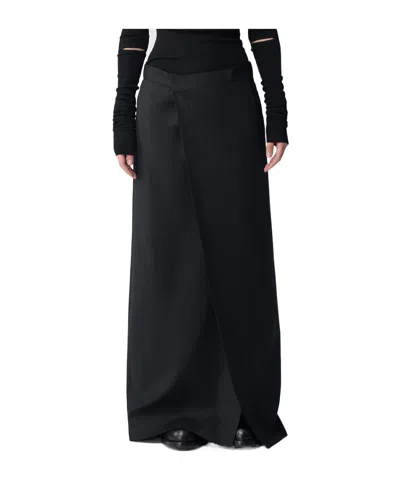 Ann Demeulemeester Lykke Long Wrap Dress In Red