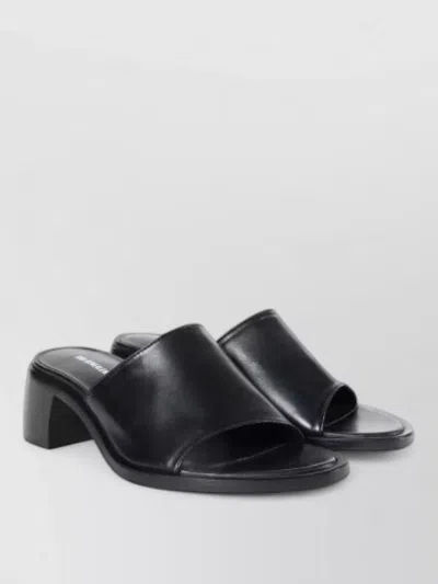 Ann Demeulemeester Lyra Mid Heel Block Toe Mules
