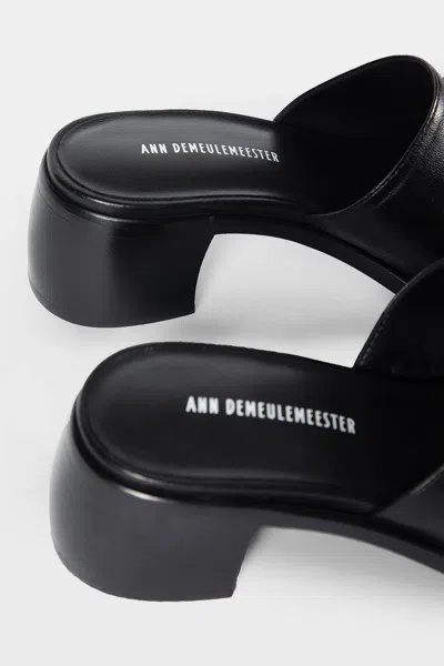 Ann Demeulemeester Lyra Mid Heeled Sandals In Black