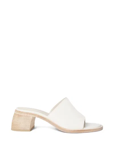 Ann Demeulemeester Lyra Smooth Nappa Leather Sandals In White