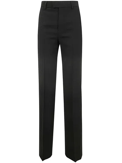 Ann Demeulemeester Maaike Flared Leg Comfort Trousers Viscose In Black