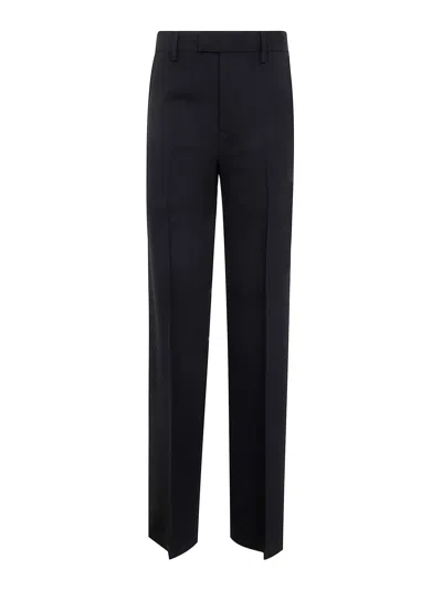 ANN DEMEULEMEESTER MAAIKE FLARED LEG COMFORT TROUSERS VISCOSE