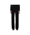 Ann Demeulemeester Maaike High-waisted Flared Trousers In Black